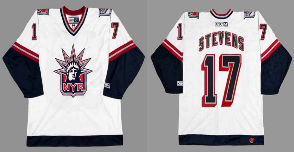 2019 Men New York Rangers 17 Stevens white CCM NHL jerseys